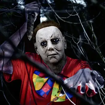 Helovinas Michael Myers Latekso Kaukės Aukle Žmogžudysčių Cosplay Joker Žudikas Teroro Kaukės Michael Myers slayer