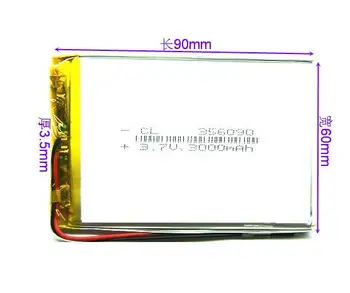 356090 Tablet PC baterijos bendrojo baterija 3000 Ma built-in), 3,7 V ličio polimero baterija