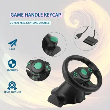 Lenktynių Žaidimas Vairas XBOX 360 PS2 PS3 Kompiuterio USB Automobilinis Vairas 180 Laipsnių Sukimosi Vibracijos su Pedalais
