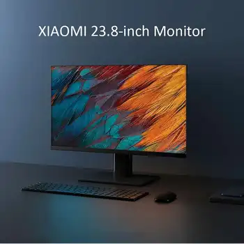 Xiaomi 23.8-Colių Monitoriaus IPS Technologija Sunku Ekraną 178 Super Plataus Matymo Kampas 1080P Kompiuterio Ekranu HDMI TV Box
