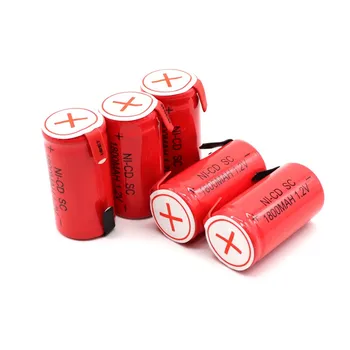 NAUJAS PK baterija subc baterijos įkrovimo nicd baterijos pakeitimo 1.2 v akumuliatorius, 1800 mah galios bankas