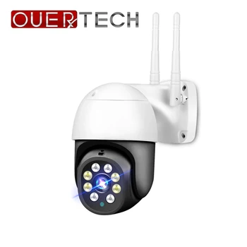 OUERTECH PTZ Wi-fi IP Kamera HD 1080P Saugumo VAIZDO stebėjimo Kamera 2MP, Auto Sekimas, Lauko Belaidės Stebėjimo Mini Dome Kameros
