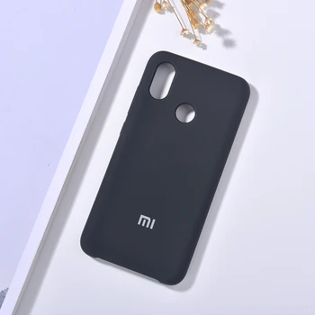 Xiaomi MI 8 Mi8 Šilkiniai Liquild Silikono Mobiliojo Telefono dėklas Aukštos Kokybės, Minkšta Liesti Atgal Apsauginį Korpuso Dangtelį 6.21 Colių,4 Spalvos