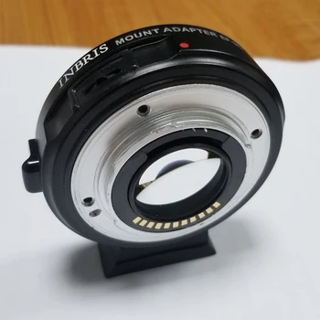 INBRIS EF-M1 Auto Focus Lens Mount Adapteris Canon EOS Objektyvą Prie M4/3 Kamera