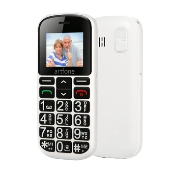Artfone CS188 Didelis Mygtukas Mobiliojo Telefono Vyresnio amžiaus,Modernią GSM Mobilųjį Telefoną Su SOS Mygtukas | Kalbame Skaičius | 1400mAh Baterija |