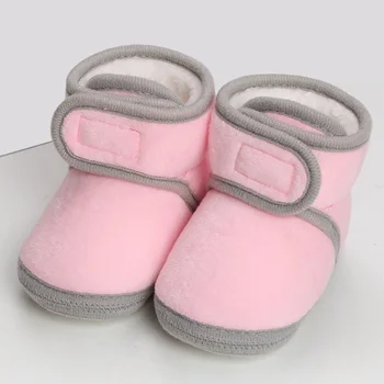 2020 Naujas mados rudens ir žiemos bamblys batai storas, neslidus šiltas kūdikio batai, 6-15months kūdikių
