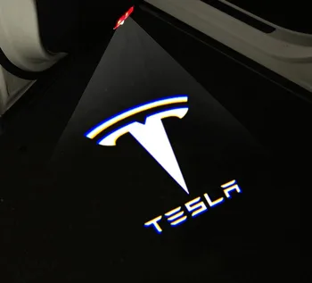 2vnt skirti Tesla Model S 3 X Y Led vėliau kaip atnaujinti Ne išnyks, Automobilių Durų Sveiki atvykę Šviesos logotipas Lazerinis Projektorius lempos Dvasios šviesa, Šešėlis