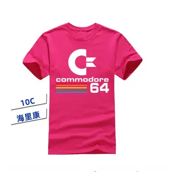 2020 verano Commodore 64 camisetas C64 SID Amiga Retro 8 bitų Itin Kietas diseño camiseta vinilo hombres ropa con manga corta