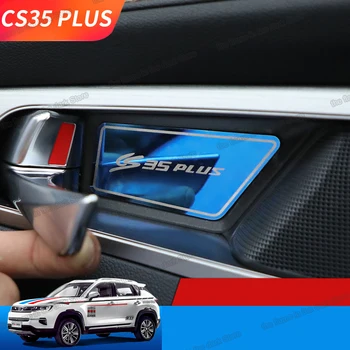 Lsrtw2017 už Changan Cs35 Plus Automobilių Vidinės Durys Dubenį Skydelio Apdailos Interjero Aksesuarų Chrome 2018 2019 2020 2021 cs35plus