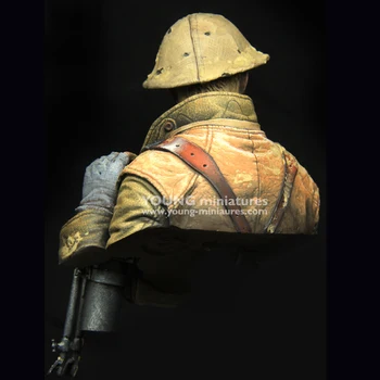 1/10 Britų LEWIS Gunner pirmojo pasaulinio karo, Dervos Modelio Krūtinė GK, karinė tema, Nesurinkti ir unpainted rinkinys