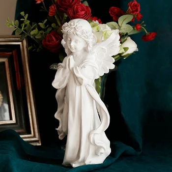 Namo Apdaila Dervos Angel Modelis Pasakų Figūrėlės Reikmenys Kambarį Europoje Stiliaus Figūrėlės Dovanos Kalėdų Dovanos