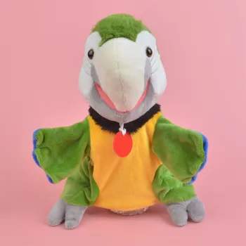 Žalia Papūga Lėlių Paukščių Rojaus Paukštis Vertus Lėlių Pliušinis žaislas, lėlė Įdaryti žaislas Suteiks jūsų vaikui gimtadienio dovana