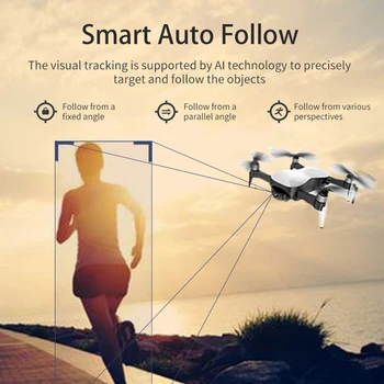 LAUMOX W12 Anti-shake 3 Krypties Gimble GPS Drone Su WiFi 2KM FPV 4K HD Kamera Brushless Variklio, Sulankstomas Quadcopter Vs EX4 X12