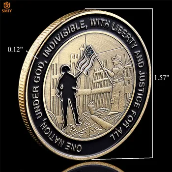 2001 m. JAV Pasaulio Prekybos Centras rugsėjo 11-osios Išpuolių JAV Karinis Iššūkis Proginių Monetų Kolekciją W/PCCB Turėtojas