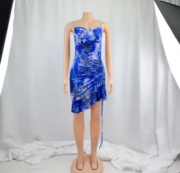 Drabužių OWLPRINCESS 2020 Naujų Karšto Spausdinimo Slydimo Suknelė Stebėjimo vientisos spalvos berankovė suknelė