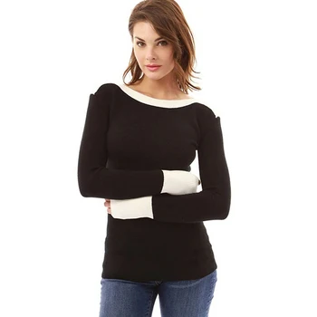 Naujas Mados marškinėliai Moterims Drabužių Atsitiktinis Ponios Rudens Žiemos Trišakiai Plius Dydžio Apvalios Kaklo Kratinys ilgomis Rankovėmis Marškinėliai