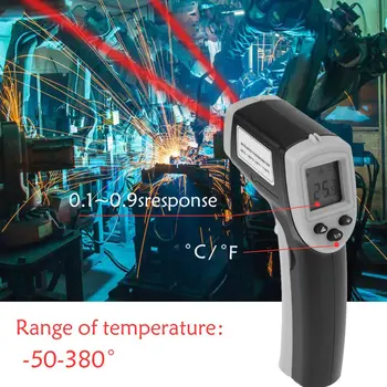 GM320 Pramonės Non-susisiekite su Infraraudonųjų spindulių Termometras LCD Skaitmeninis Ekranas Tikslumo Matavimo Priemonės