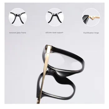 Seksualus akinius rėmo Kvadratinė Lęšių moterų klasės akiniai skaidrūs kompiuteriu, akiniai rėmeliai moterų 2019 netikras