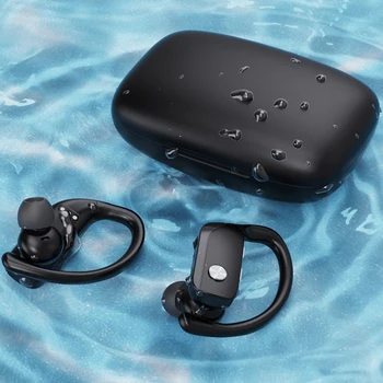 Bluetooth V5.1 Ausinės Belaidės Ausinės Su Mikrofonu Sporto Vandeniui: Ausinės, Baterija Langelį 