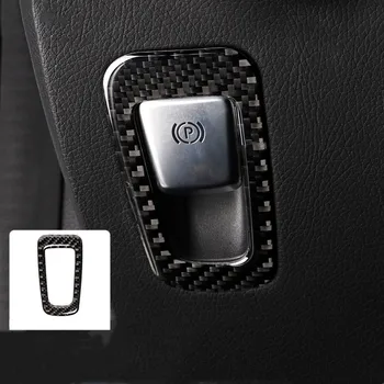 Automobilių P Mygtuką Elektroninės Rankinio Stabdžio Mygtukas Rėmo Apdaila Lipdukas, Skirtas Mercedes Benz C Klasė W205 GLC Anglies Pluošto Interjero Stilius