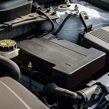 1 Pc Mazda CX-5 KF 2017 2018 Teigiamas/Neigiamas Baterijos Vandeniui atsparus Dulkėms Apsaugine danga Plastiko Baterijos Apsaugos