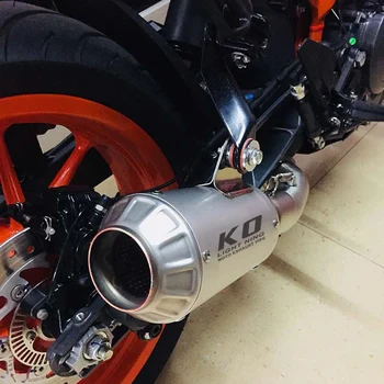 Už KTM Duke 125 250 390 RC390 2017 2018-2020 Išmetamųjų dujų Jungtis Vamzdis Duslintuvo Galo Patarimai Motociklo Išmetimo Sistemos Modifikuotų užsivilkti