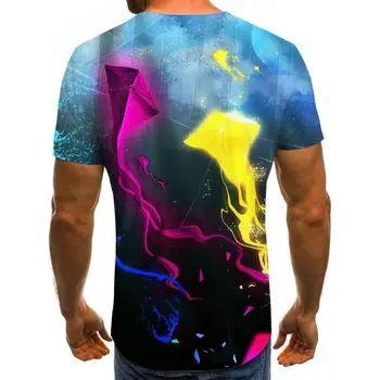 2020 Naujausias 3D T-shirt 3d Vasaros Mados T-shirt Negabaritinių vyriški marškinėliai Graphic T Shirt Žmogui Harajuku Joker Punk Drabužiai