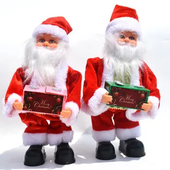 Keista, Naujos Kopėčios/laipiojimo Karoliukai Elektros Muzikos Kalėdų Senelio Lėlės Kalėdų Dekoracijas Vaikų Žaislai