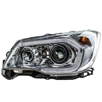 Dinamiškos Posūkio Signalo LED Žibintų DRLs Bi Xenon Projektoriaus Objektyvas Tinka Subaru Forester 2013-2016 m.