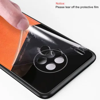Odos Tekstūros Derinys organinio Stiklo Atveju Xiaomi POCO M3 Atveju Silikono Rėmelis Statyti Automobilį, Magnetinė Geležies Sunku Padengti POCO X3 NFC