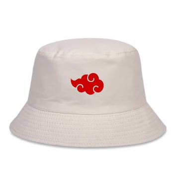 Mados medvilnės laukinių žvejys skrybėlę hip-hop ' o kepuraitės lauko saulės atspalvis raudonas debesis spausdinimo laukinių kibirą skrybėlės kelionės Panama šiaudines skrybėles