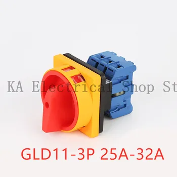 GLD11-32A 3P 690V on-off, izoliavimo jungiklį su pad lock pasukimo cam išjungti jungiklis aukštos įtampos valdymo įtampa