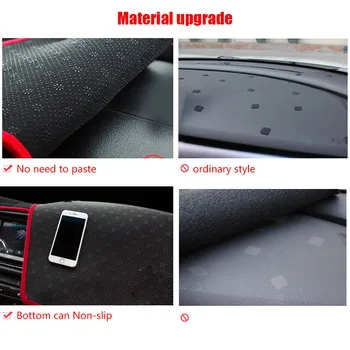 Vtear už Kia Rio 4 X-line automobilio prietaisų skydelio mygtukai padengti brūkšnys kilimėlis anti-slip reikmenys, interjero priemonė platforma kilimų 2019 auto