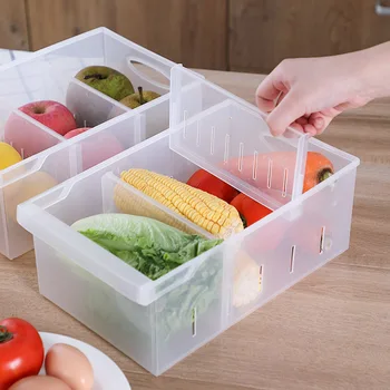 Šaldytuvas Saugojimo Dėžutės Plastikinės Sandėliavimo Dėžės Namų Ūkio Skyriaus Stačiakampio Maisto Produktų Šaldymo Kiaušinių Virtuvės Saugojimo Dėžutė