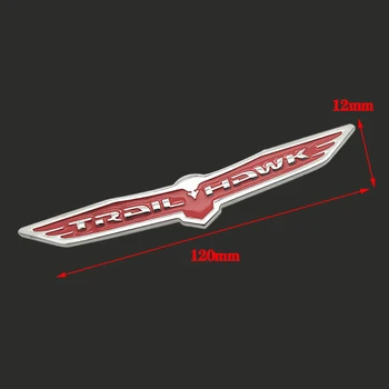 3D Metalo Takas Hawk Emblema, Logotipas, Automobilių Galinis Ženklelis Kamieno Lipdukai RAM 1500 2500 3500 Jeep Grand Cherokee Dodge Challenger Lipdukai