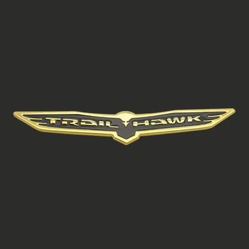 3D Metalo Takas Hawk Emblema, Logotipas, Automobilių Galinis Ženklelis Kamieno Lipdukai RAM 1500 2500 3500 Jeep Grand Cherokee Dodge Challenger Lipdukai