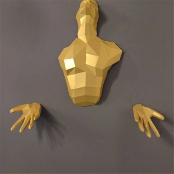Atgimsta Asmuo, 3D, Popieriniai Pertraukos Sienos Prisikėlimo, Atgimimo Namų Dekoro Kambarį 