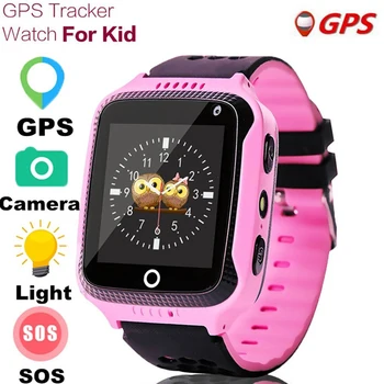 Q528 Smart Vaikams Žiūrėti GPS Su Kamera, Žibintuvėlis Kūdikių Žiūrėti SOS Skambučio Vieta Prietaiso Tracker Už Vaikas Saugus