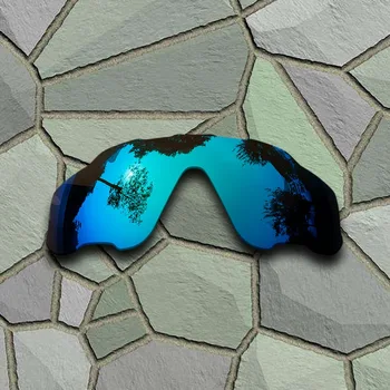 Sky Blue&Green Jade Akiniai nuo saulės, Poliarizuoti Pakeitimas Objektyvai už Oakley Jawbreaker