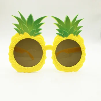 6 Ananasų Porų Juokingas Kostiumas Šalis, Akiniai Nuo Saulės, Havajai Šalis, Vištų Naktį Šalies Apdaila Tropical Beach Party Prekių Akiniai