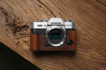 Fuji XT30 X-T20 X-T30 XT20 kamera Ponas Akmens, Rankų darbo natūralios Odos Fotoaparato krepšys Vaizdo Pusė Maišelio Kameros Bodysuit