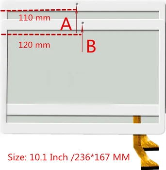 10.1 Colių jutiklinį ekraną P/N CX-1096A4-FPC276-V02 Capacitive touch ekrano skydelio remontas, atsarginės dalys nemokamas pristatymas