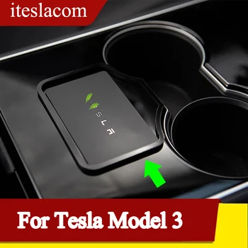 Modelis Y Kortelės Lizdo Laikiklį Automobilių Fiksažų Apdailos Apriboti Įklija, Tesla Model 3 Priedai Variklio Užvedimo Kortelės Klavišą Apdailos Rėmas