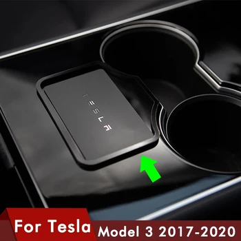 Modelis Y Kortelės Lizdo Laikiklį Automobilių Fiksažų Apdailos Apriboti Įklija, Tesla Model 3 Priedai Variklio Užvedimo Kortelės Klavišą Apdailos Rėmas