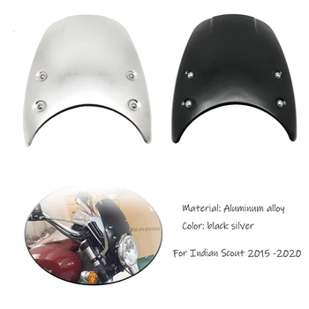 Dėl Indijos Skautų 2016 2017 2018 2019 2020 Skautų Šešiasdešimt/Scout Bobber Motociklo Priekinio stiklo priekinio, galinio Stiklo Aliuminio 39mm-41mm