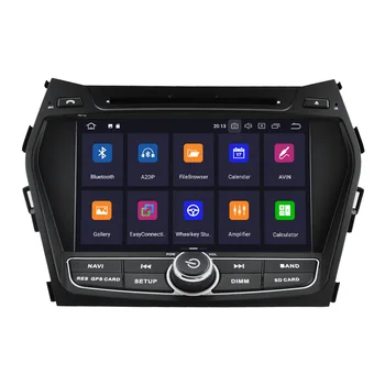 PX6 4G+64G Android 10.0 automobilio multimedijos grotuvo Hyundai IX45 Santa fe 2013-2018 m. automobilio radijas stereo navi dvd grotuvas gps galvos vienetas