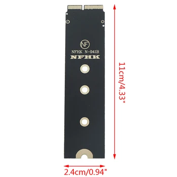 1pc NVMe PCIe M. 2 NGFF SSD konverteris adapterio plokštę 2013 m. m. m macbook air pro Prijungimas prie Kompiuterio Ir Jungtis Priedų