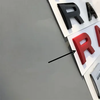 Raidžių Emblema for Land rover RANGE ROVER VELAR Autobiografijos Ultimate Edition SPORTO Automobilio Stiliaus Gaubtu bagažo skyriaus Logotipas Ženklelis Lipdukas