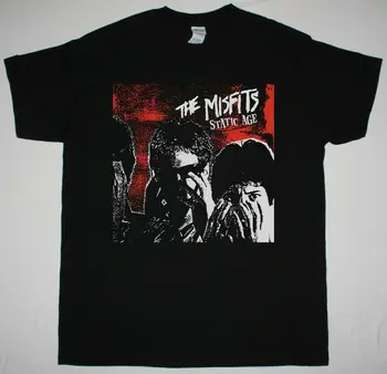 Misfits Statinio Amžiaus Black Marškinėliai Horror Punk Dancigo The Misfits