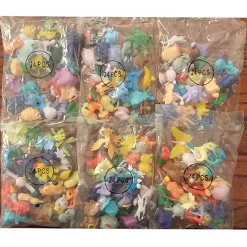 Pokemon Veiksmų Skaičius, žaislai Mini duomenys Modelis Pikachu Žaislą Anime Vaikams, Lėlės Gimtadienio dovanos 2-4cm 144pcs 4.8